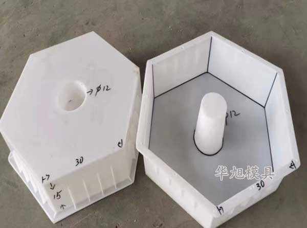 高速公路空心六角磚模具